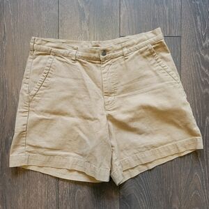 Patagonia Men's Stand Up Shorts, 34 waist, 7 inch inseam, Organic Cotton, Tan